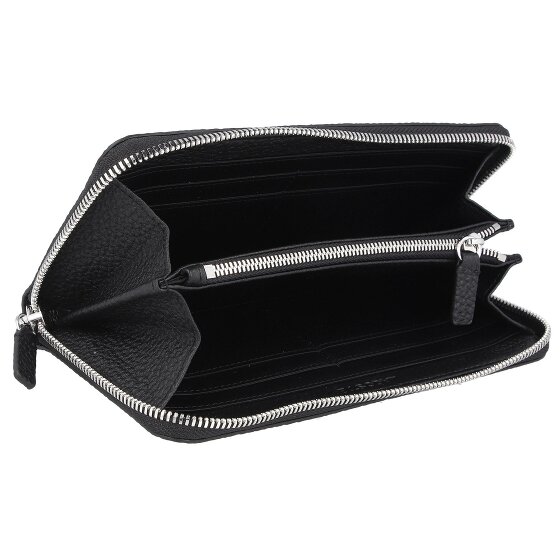 Lacoste Oorsprong Krokodillen Portemonnee Leer 20 cm