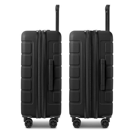 Saxoline Miami 4 wielen Trolley M 65 cm met uitbreidingsplooi