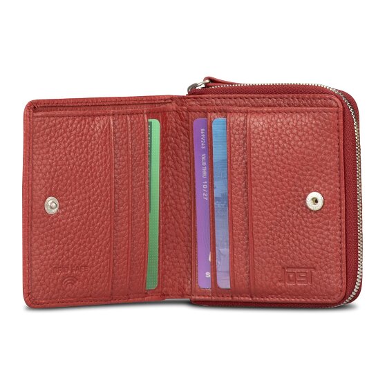 Jost Vika Portemonnee RFID-bescherming Leer 10 cm