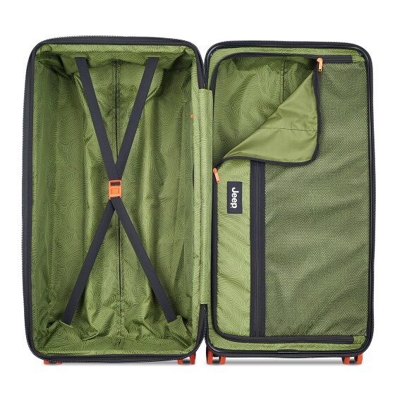 Jeep JH002B 4 wielen Trolley 80 cm met uitbreidingsplooi