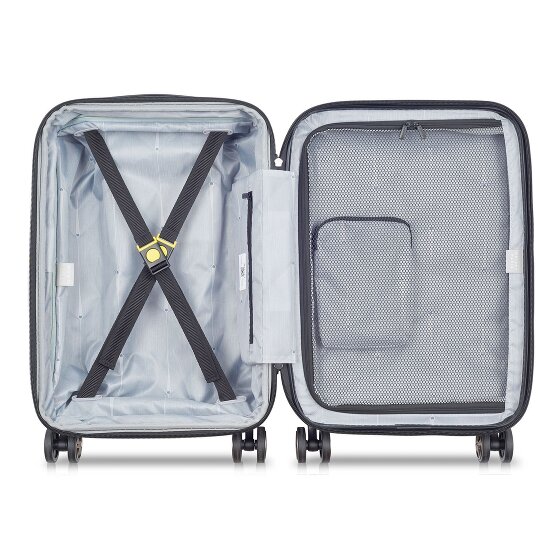 Delsey Paris Shadow 5.0 4-wiel cabine trolley 55 cm laptopvak met uitbreidingsplooi