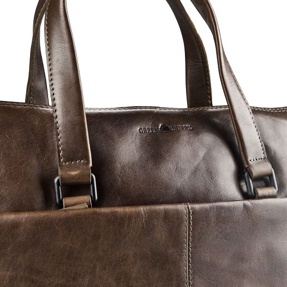 Greenburry Newport Aktentas Leder 39 cm Laptopvak