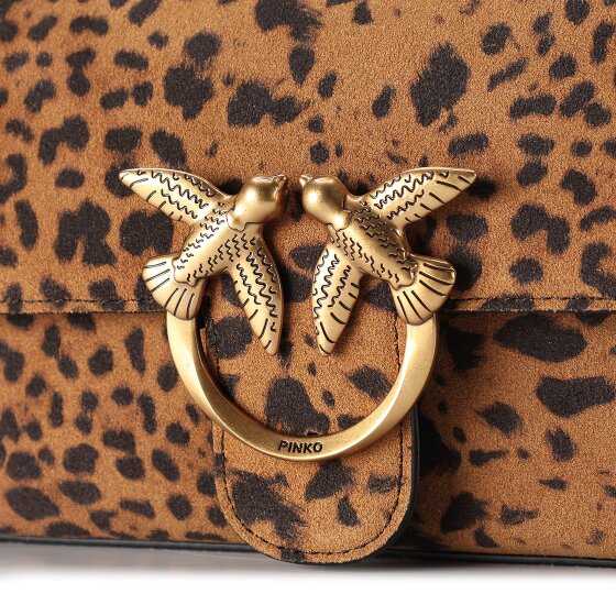 PINKO Slouchy Schoudertas Leer 27 cm
