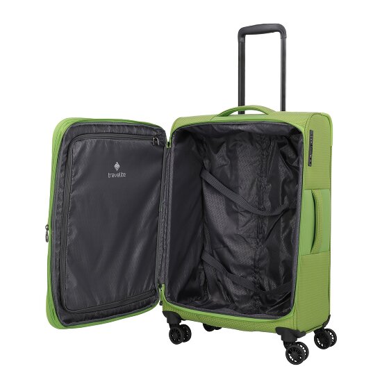 Travelite Corsiica 4 wielen Trolley M 67 cm met uitbreidingsplooi