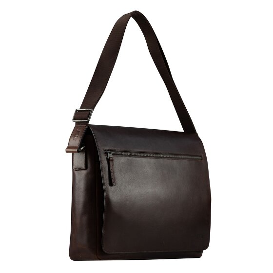 Jost Lund Aktetas Messenger Leer 41.5 cm Laptop compartiment Jost Lund Aktetas Messenger Leer 41.5 cm Laptop compartiment