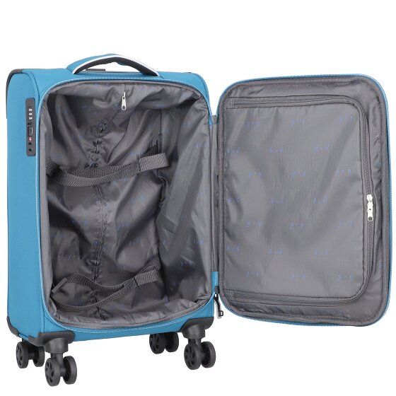 d&n Travel Line 9204 4 wielen Cabinewagen 55 cm