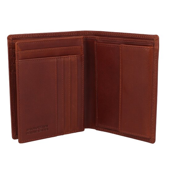 Greenburry Vintage Portemonnee RFID-bescherming Leer 10 cm