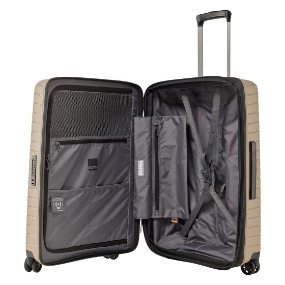 Stratic Novium 4 wielen Trolley M 65 cm met uitbreidingsplooi