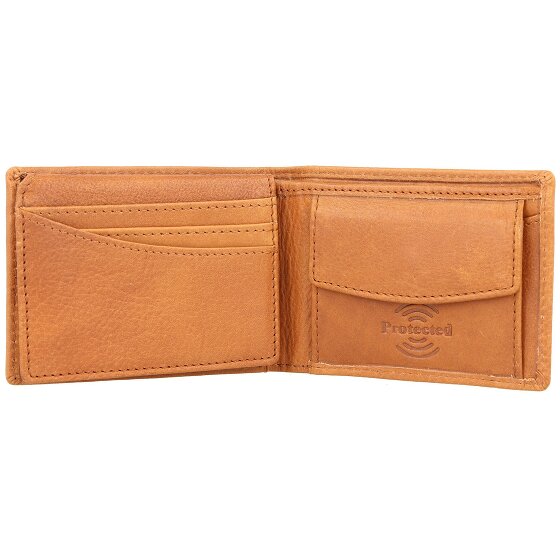 Greenland Nature GreenLand NATURE Portemonnee RFID-bescherming Leer 10 cm