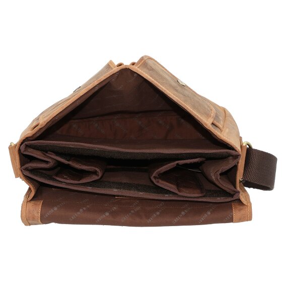Greenburry Vintage Messenger Leer 34 cm