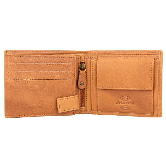 Greenland Nature GreenLand NATURE Portemonnee RFID-bescherming Leer 12 cm