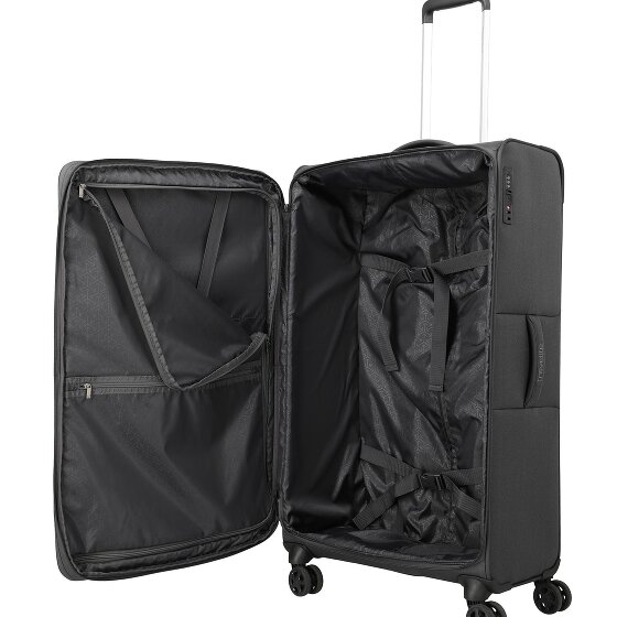 Travelite Cubis 4 wielen Trolley L 83 cm met uitbreidingsplooi