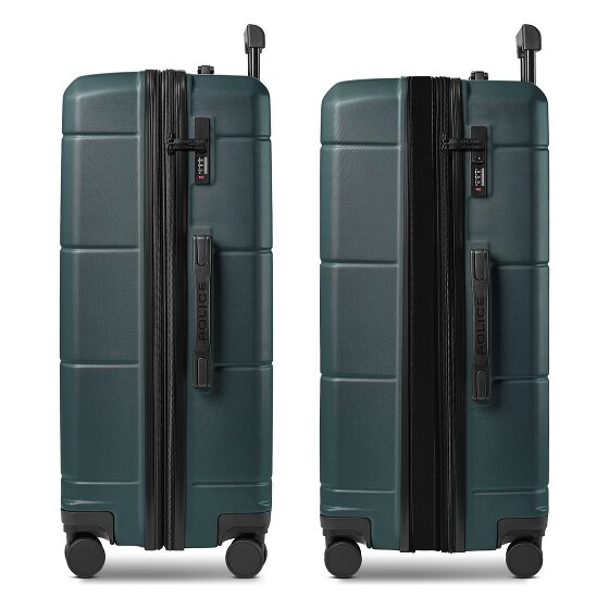 Police London 4 wielen Trolley 74 cm met uitbreidingsplooi