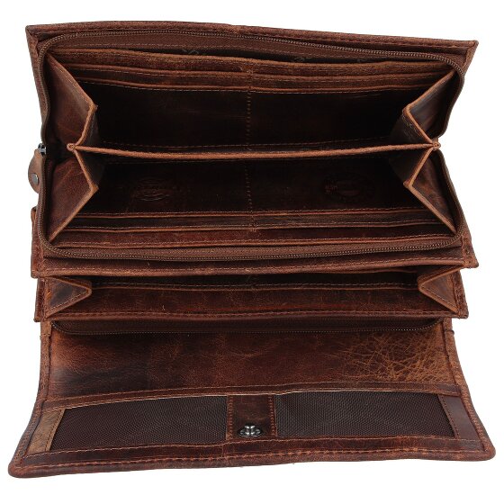 Greenland Nature Montana Portemonnee RFID Leer 19 cm Greenland Nature Montana Portemonnee RFID Leer 19 cm