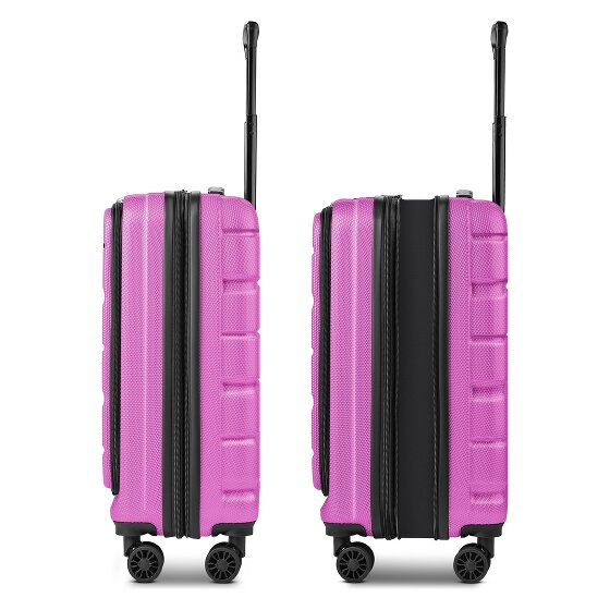 Franky Munich 4.0 4 wielen Cabinewagen 55 cm Laptopvak met uitbreidingsplooi