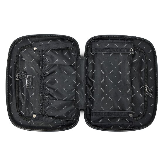 Redolz Essentials14 4-wiel kofferset Beautycase 4st met uitklapbaar laptopvak
