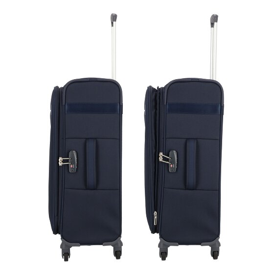 Samsonite Citybeat 4 wielen Trolley 66 cm met uitbreidingsplooi