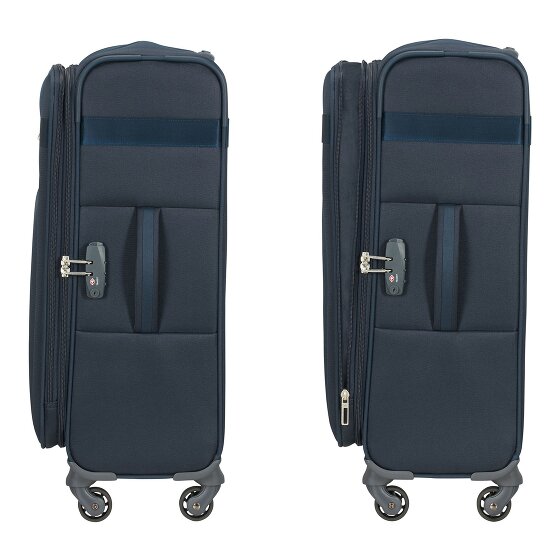 Samsonite Citybeat 4 wielen Trolley 66 cm met uitbreidingsplooi