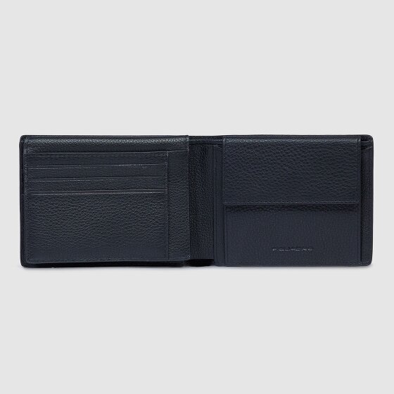 Piquadro Than Portemonnee RFID-bescherming Leer 12.5 cm