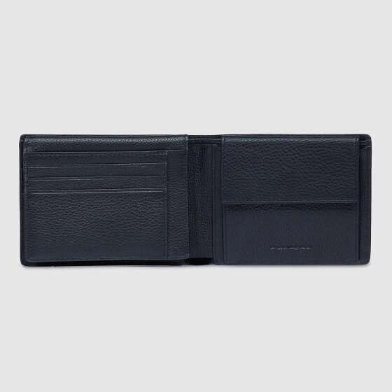 Piquadro Than Portemonnee RFID-bescherming Leer 12.5 cm
