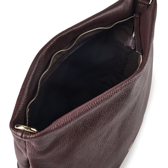 abro Ebony Schoudertas Leder 39 cm