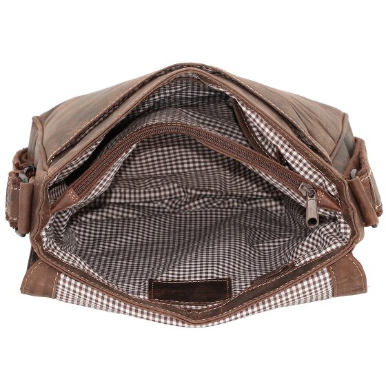 Jack Kinsky Baltimore 4 Schoudertas Leer 28 cm