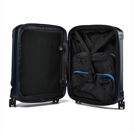 Piquadro PQ-Light 4 wielen Cabinewagen S 56 cm Laptopvak met uitbreidingsplooi