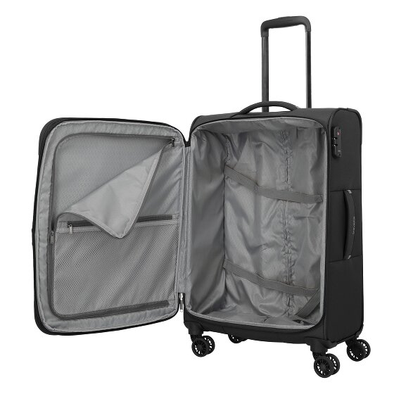 Travelite Umbria 4 wielen Trolley M 67 cm met uitbreidingsplooi