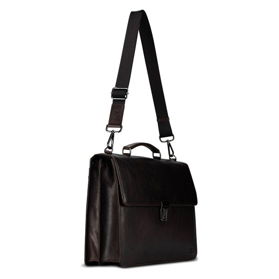Jost London Aktentas Leder 40 cm Laptopvak
