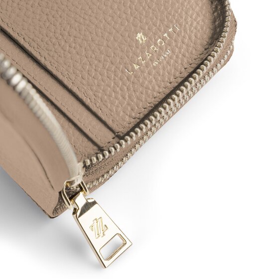 Lazarotti Bologna Leer XL Dubbele Zip-Around Portemonnee RFID Leer 20 cm