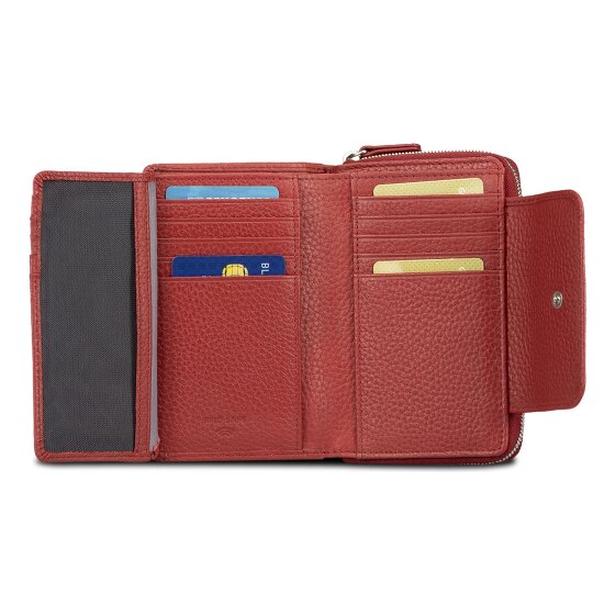 Jost Vika Portemonnee RFID-bescherming Leer 14 cm