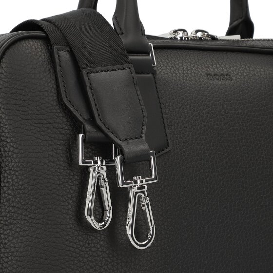 Boss New Crosstown Koffer Leer 38 cm Laptop compartiment