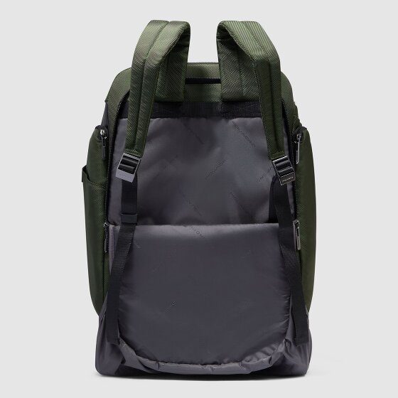 Piquadro Brief 2-Wiel Rugzak Trolley 53 cm Laptopcompartiment