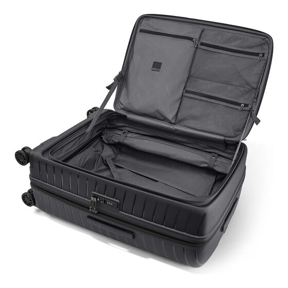 Stratic Novium 4 wielen Trolley L 75 cm met uitbreidingsplooi