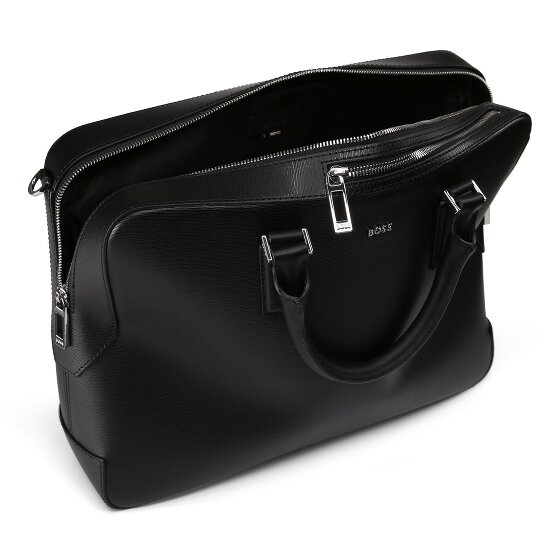Boss Luminary Koffer Leer 38 cm Laptop compartiment