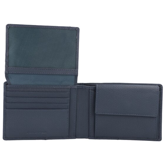 Piquadro Akron Portemonnee RFID Leer 13 cm