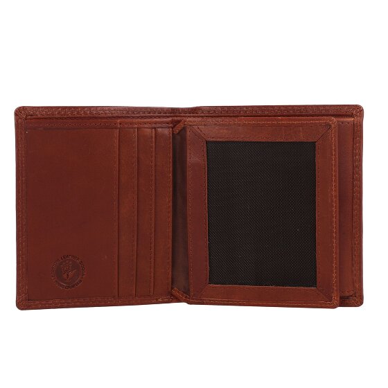 Greenburry Vintage Portemonnee RFID-bescherming Leer 9.5 cm