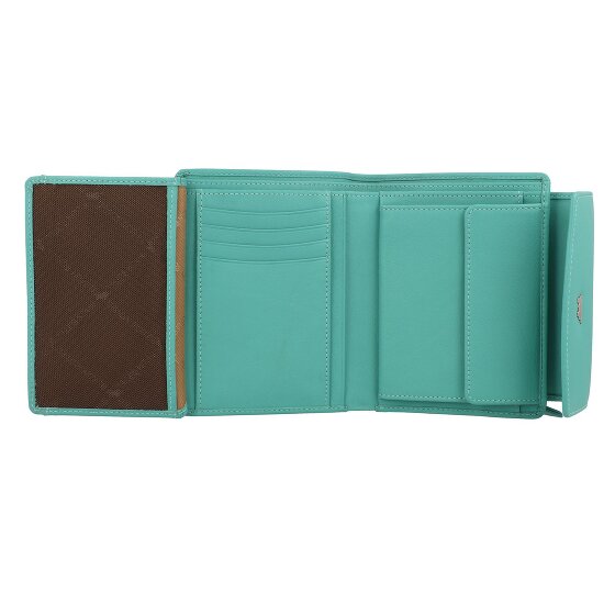 Braun Büffel Joy Portemonnee RFID-bescherming Leer 12 cm