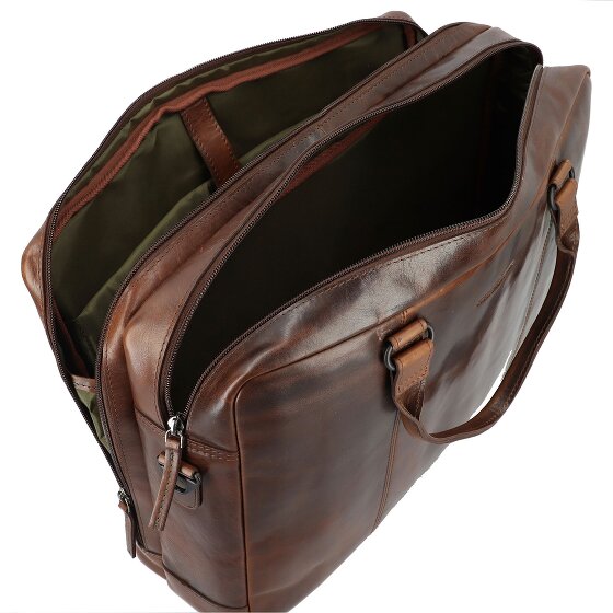 Greenburry Newport Koffer Leer 43 cm Laptop compartiment