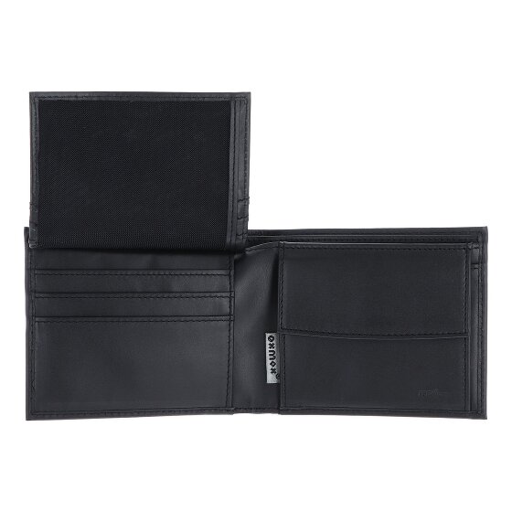 oxmox Leather Portemonnee RFID-bescherming Leder 12 cm