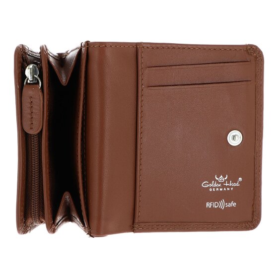 Golden Head Polo Portemonnee RFID-bescherming Leder 10 cm