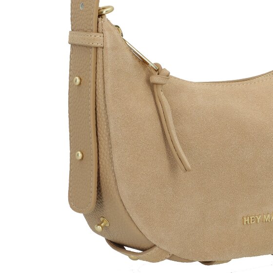 Hey Marly Lifetime Sister Suede Schoudertas Leer 25 cm