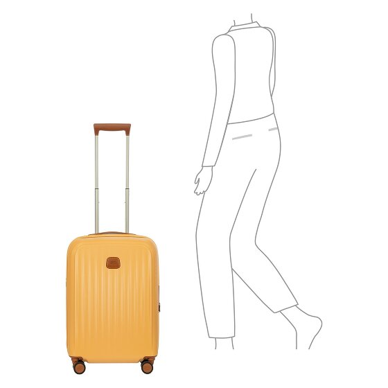 Bric's Taormina 4 wielen Trolley S 57 cm met uitbreidingsplooi
