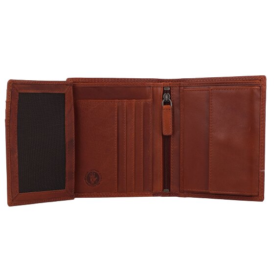 Greenburry Vintage Portemonnee RFID-bescherming Leer 10.5 cm