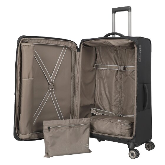 Travelite Crosslite 4 wielen Trolley XL 81 cm met uitbreidingsplooi