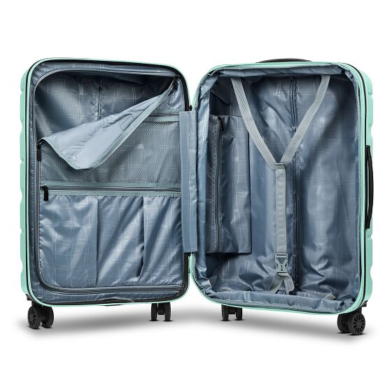 Franky Munich 4.0 4 wielen Trolley M 66 cm met uitbreidingsplooi