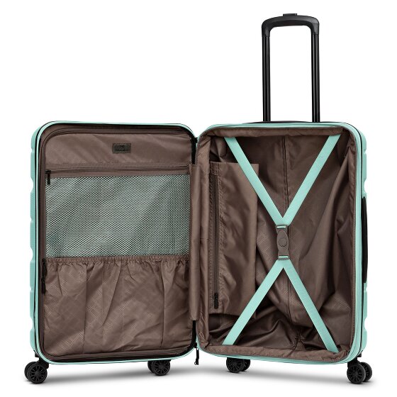 Franky Munich 4.0 4-wiel trolley M 66 cm met uitbreidingsplooi