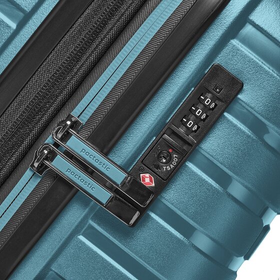 Pactastic Collection 04 THE MEDIUM + 4 wielen Trolley M 66 cm met uitbreidingsplooi