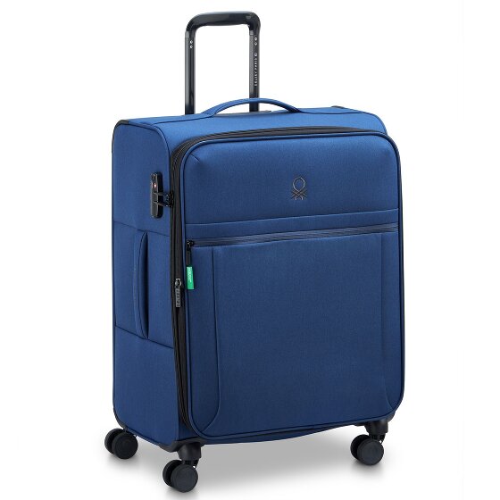 Delsey Paris x United Colors of Benetton BE 4-wiel trolley 65 cm met uitbreidingsplooi