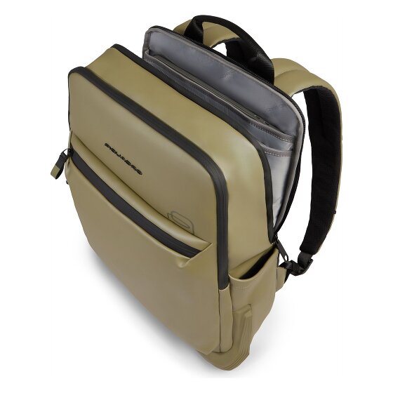 Piquadro Corner Zakelijke rugzak RFID-bescherming 43 cm Laptop compartiment